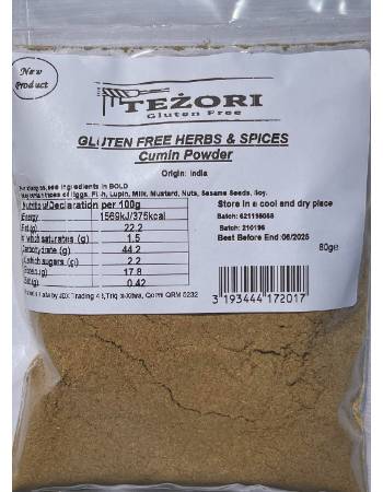 GLUTENFREEBISS GLUTEN FREE CUMIN POWDER 80G