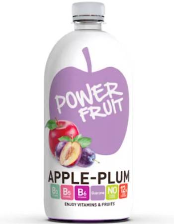 POWER FRUIT APPLE & PLUM VITAMIN DRINK 750ML