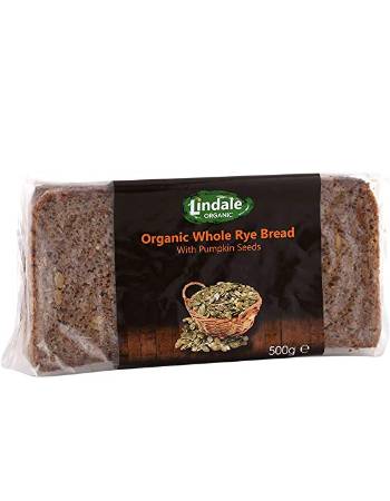 LINDALE WHOLE RYE BREAD PUMPKIN 500G