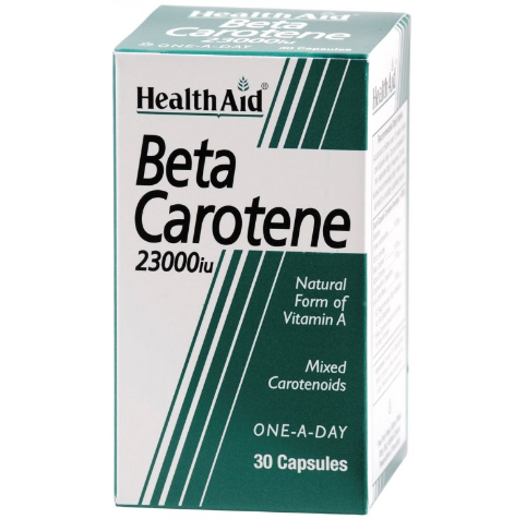 HEALTH AID BETA CAROTENE 2300IU 30 CAPSULES