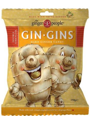 GIN GINS HARD GINGER CANDY BAG 150G