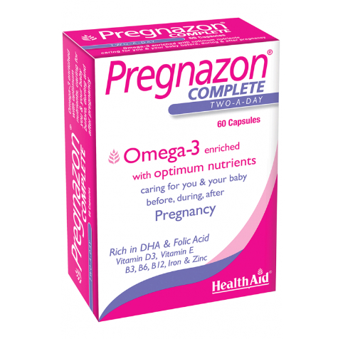 HEALTH AID PREGNAZON COMPLETE 60 CAPSULES