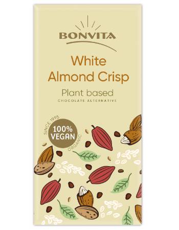 BONVITA WHITE CHOCOLATE ALMOND CRISP 100G