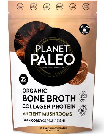 PLANET PALEO ORGANIC BONE BROTH ANCIENT MUSHROOMS 225G