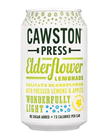 CAWSTON PRESS ELDERFLOWER & LEMONADE DRINK 330ML