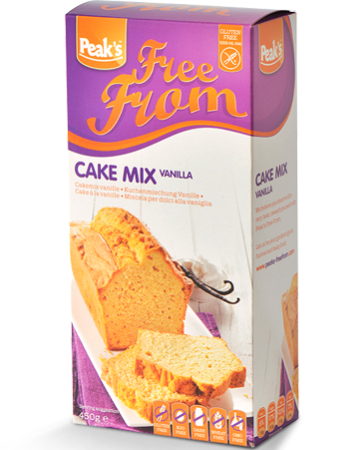 PEAKS FREE FROM VANILLA CAKE MIX 450G