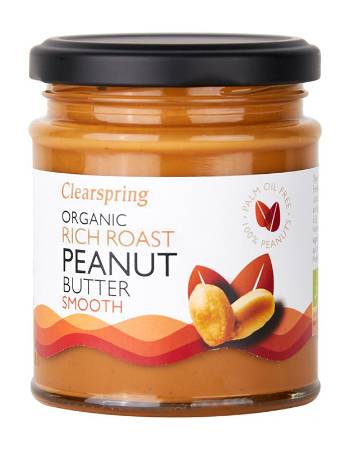 CLEARSPRING SMOOTH PEANUT BUTTER 170G