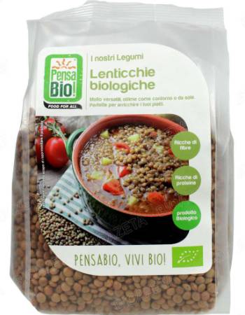 PENSA BIO BROWN LENTILS 500G