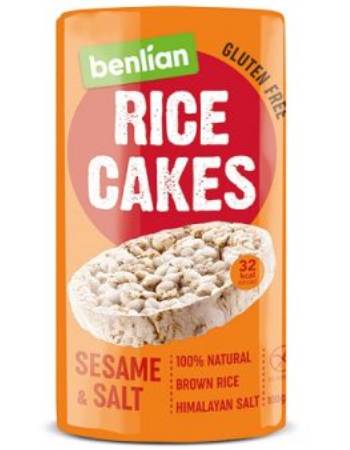 BENLIAN RICE CAKES SESAME & SALT 100G