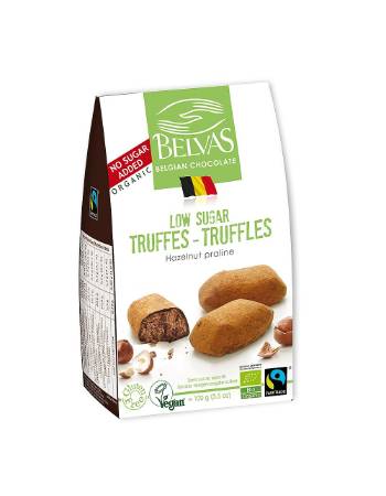 BELVAS HAZELNUT TRUFFLES 100G