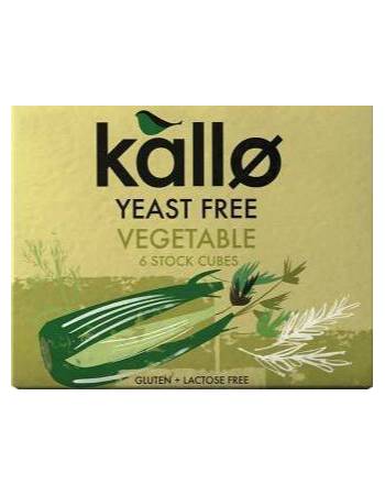 KALLO YEAST FREE VEGETABLE CUBES 66G