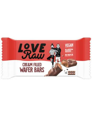 LOVERAW VEGAN WAFER MILK CHOC 43G