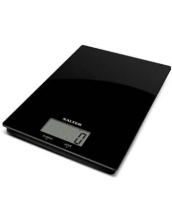 SALTER GLASS ELECTRONIC KITCHEN SCALES 1170 | BLACK