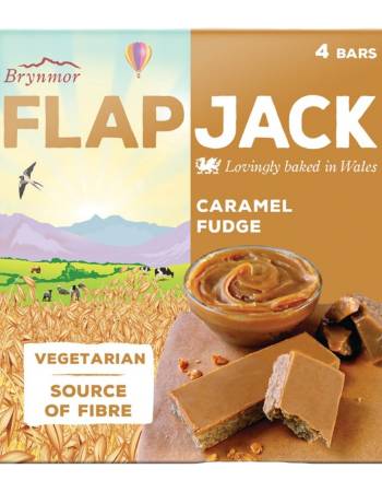 BRYNMOR CARAMEL FUDGE FLAPJACK (4X40G)