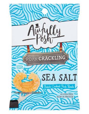 AWFULLY POSH PORK CRACKING SEA SALT 40G