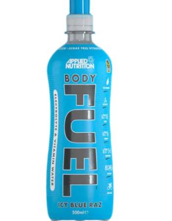 APPLIED NUTRITION BODYFUEL HYDRATION & VITAMIN WATER 500ML | BLUE RASPBERRY