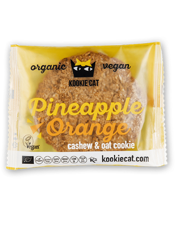 KOOKIE CAT COOKIE PINEAPPLE & ORANGE 50G