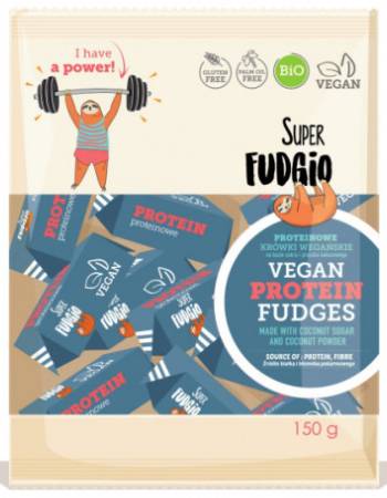 SUPER FUDGIO VEGAN PROTEIN FUDGES 150G