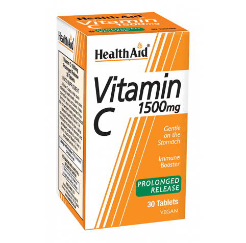 HEALTH AID VITAMIN C 1500MG 30 TABLETS