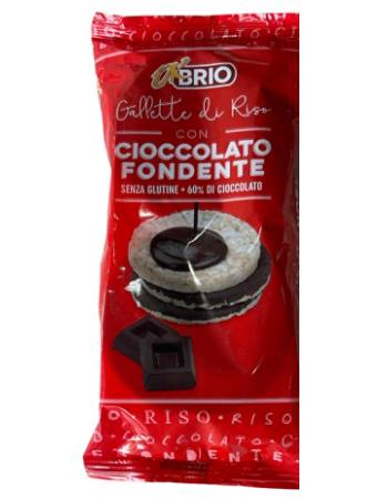 FIORENTINI OK BRIO RICE CAKES COVERED WITH DARK CHOCOLATE 100G