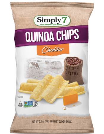 SIMPLY 7 QUINOA CRISPS CHEDDAR 70.8G