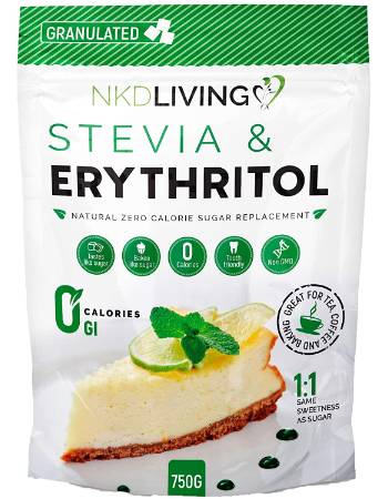 NKD LIVING STEVIA & ERYTHRITOL 750G