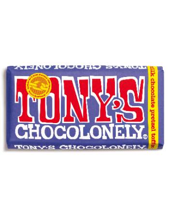 TONY'S DARK CHOCOLATE PRETZEL TOFFEE 180G