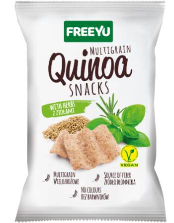 FREEYU QUINOA WITH HERBS SNACK 70G