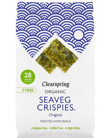 CLEARSPRING SEA VEGETABLE CRISPIES ORIGINAL 3 X 4G