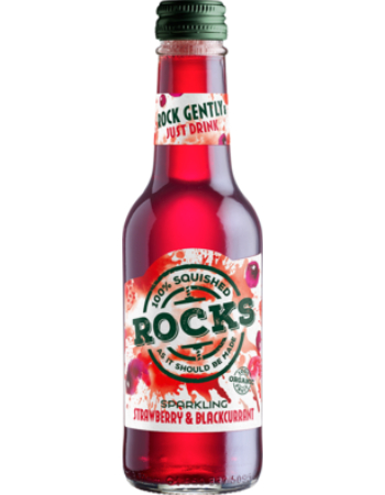 ROCKS STRAWBERRY & BLACKCURRANT DRINK 250ML
