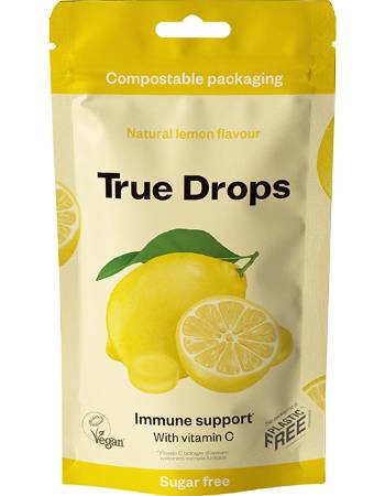 TRUE DROPS NATURAL LEMON FLAVOUR 70G