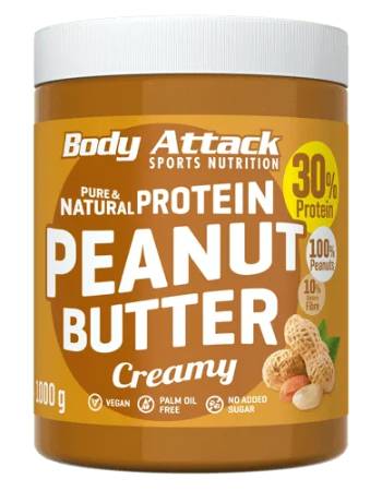 BODY ATTACK PEANUT BUTTER SMOOTH 1KG