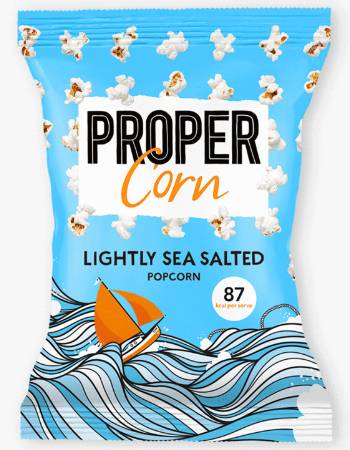 PROPERCORN LIGHTLY SEA SALT POPCORN 70G