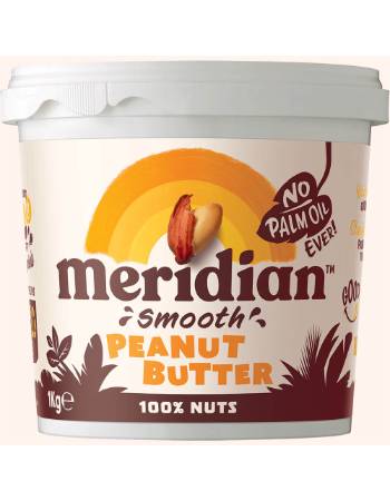 MERIDIAN SMOOTH PEANUT BUTTER 1KG