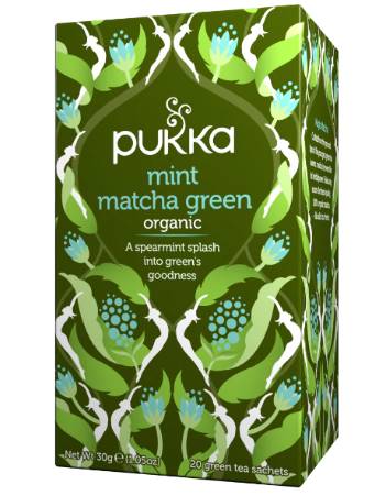 PUKKA MINT MATCHA GREEN TEA 20 BAGS