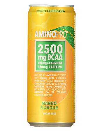 AMINOPRO BCAA DRINK 2500MG - MANGO FLAVOUR 330ML