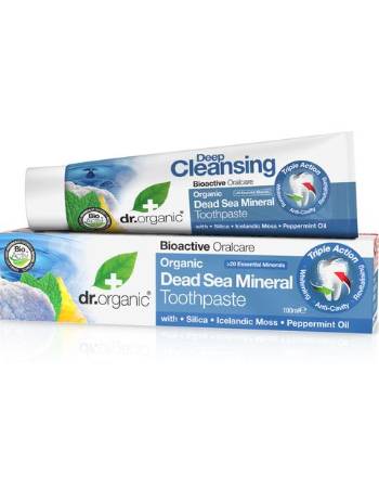DR ORGANIC DEAD SEA MINERAL TOOTHPASTE 100ML