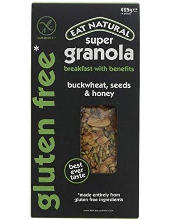 EAT NATURAL SUPER GRANOLA BREAKFAST CEREAL 425G