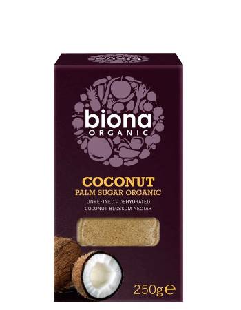 BIONA ORGANIC COCONUT PALM SUGAR 250G