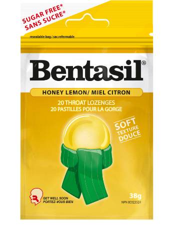 BENTASIL HONEY LEMON LOZENGES 38G