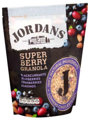 JORDANS GRANOLA SUPERBERRY 550G