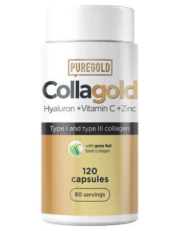 PURE GOLD COLLAGOLD 120 CAPSULES | HYALURONIC ACID + VITAMIN C + ZINC