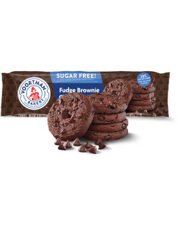 VOORTMAN FUDGE BROWNIE CHOCOLATE CHIP COOKIES 227G