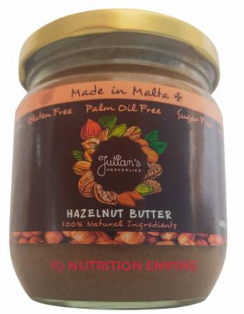 JULIAN'S HEAVENLIES HAZELNUT BUTTER 400G