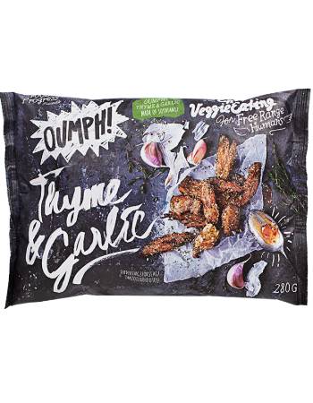 OUMPH THYME GARLIC STRIPS 280G