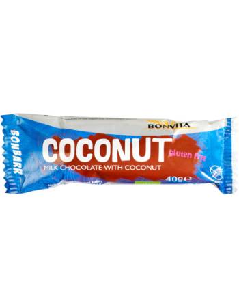 BONVITA MILK CHOCOLATE WITH COCONUT BAR 40G