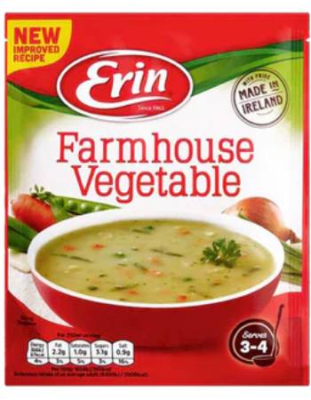 ERIN FARMHOUSE VEGETABLE SOUP 75G (GLUTEN FREE)