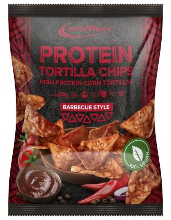 IRONMAXX PROTEIN TORTILLA CHIPS BBQ STYLE 60G