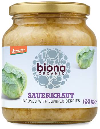 BIONA ORGANIC SAUERKRAUT 680G