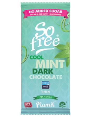 PLAMIL COOL MINT DARK CHOCOLATE 80G